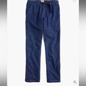 J Crew Belted pant in Japanese neppy denim
Size L